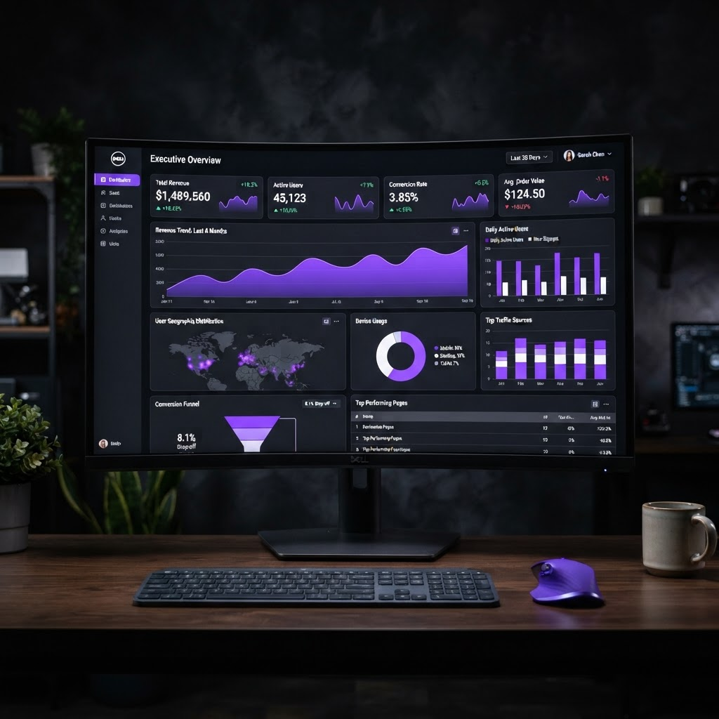 Vertex Analytics — SaaS · Dashboard